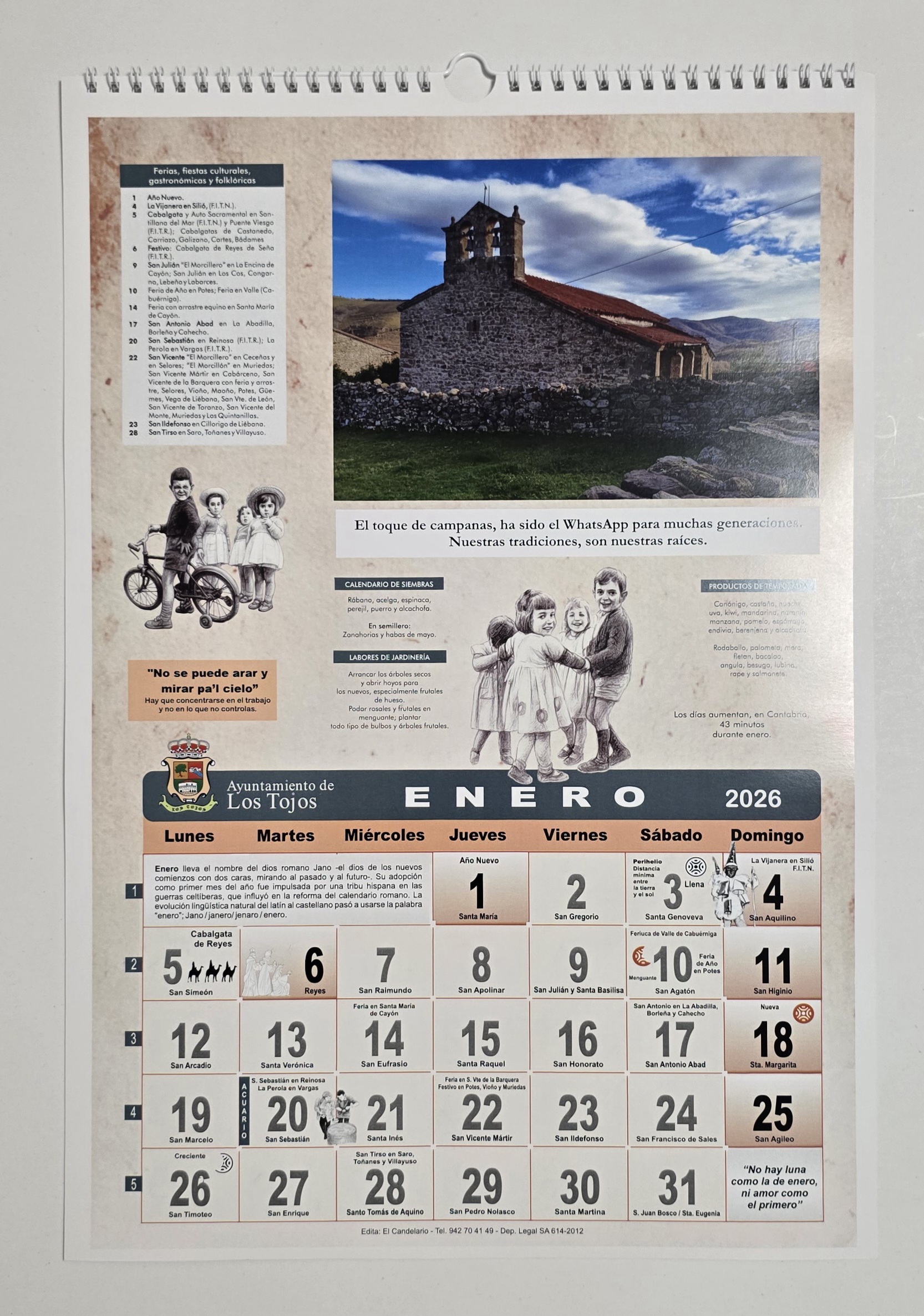 Lámina Interior Enero (Ayto. Los Tojos)